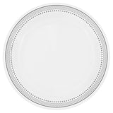 Corelle Mystic Gray Speiseteller, 26 cm, aus Porzellan mit grauem Muster, perfekt für Mahlzeiten und Präsentationen.