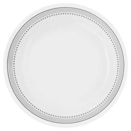 Corelle Speiseteller Mystic Gray, 21,6 cm mit grauem Design, robustes Porzellan für elegante Mahlzeiten