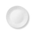 Corelle Speiseteller aus Leinengewebe, 21,6 cm, detaillierte Nahaufnahme des eleganten Geschirrs.