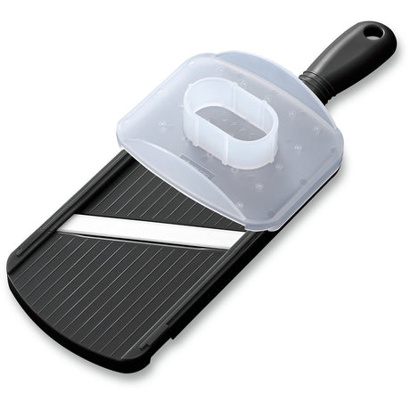 Schwarzer Küchen-Hobel mit Keramikschneidklinge von Kyocera, 2. Wahl, Verpackung beschädigt, ideal zum Schneiden und Hobeln.