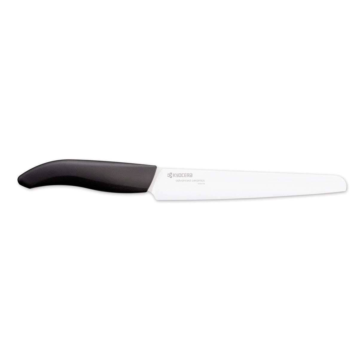Kyocera Keramik-Brotmesser mit 18 cm Klinge, scharfes Küchenmesser für Brot und Gebäck, hochwertige Schneidewerkzeug