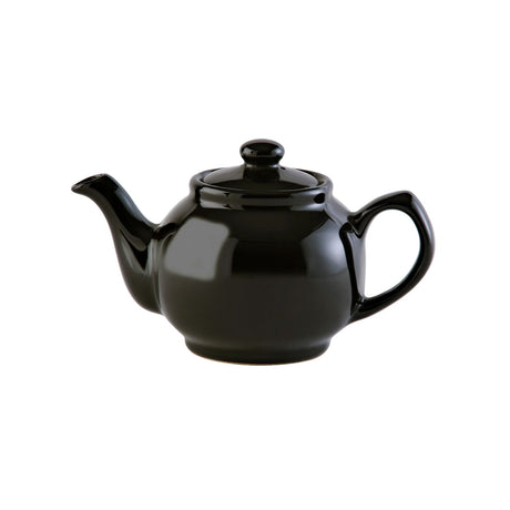Schwarze klassische Teekanne für 6 Tassen, aus Keramik, mit 1,1 Liter Fassungsvermögen, von Price & Kensington.