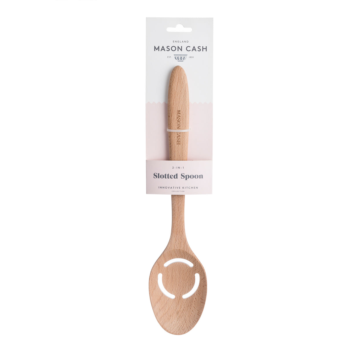 Mason Cash Kochlöffel mit Eiertrenner, 2-in-1 Küchenhelfer aus Kunststoff, ideal zum Kochen und Eier trennen