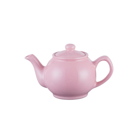 Pastell pinke Teekanne für 6 Tassen, 1,1 L, von Price & Kensington, schöne Keramikteekanne mit Henkel und Deckel