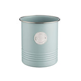 Pastellblauer Utensilienbehälter von Typhoon, 1,7 Liter, aus robustem Material, ideal für Küchenaufbewahrung, Ansicht von vorne