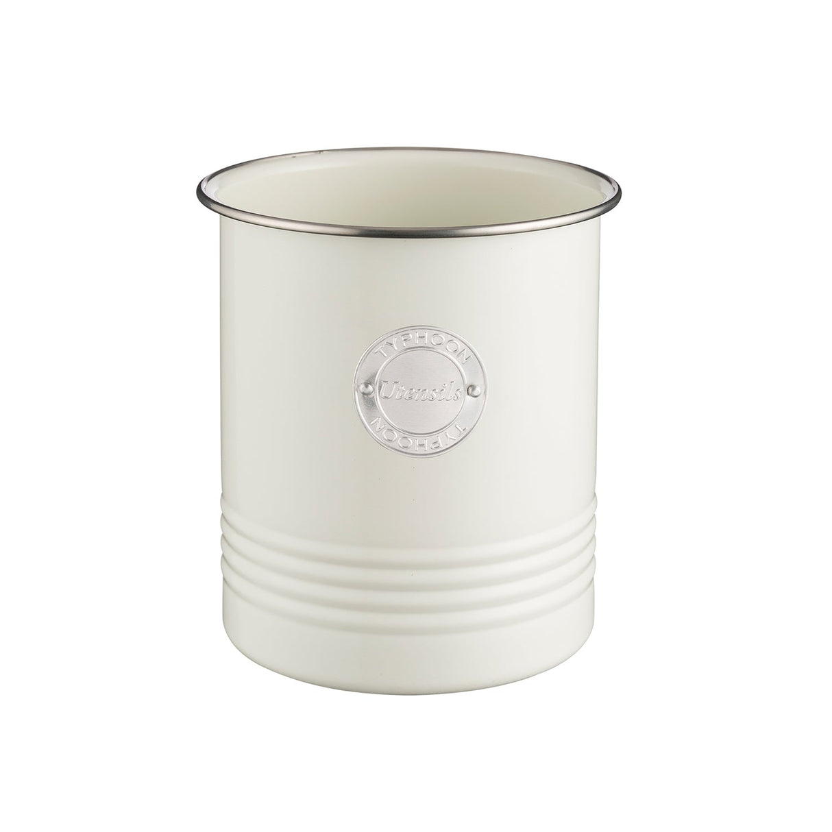 Typhoon Utensilienbehälter in Pastellcreme, 1,7 Liter, 2. Wahl, ideal für Küchenorganisation und Aufbewahrung