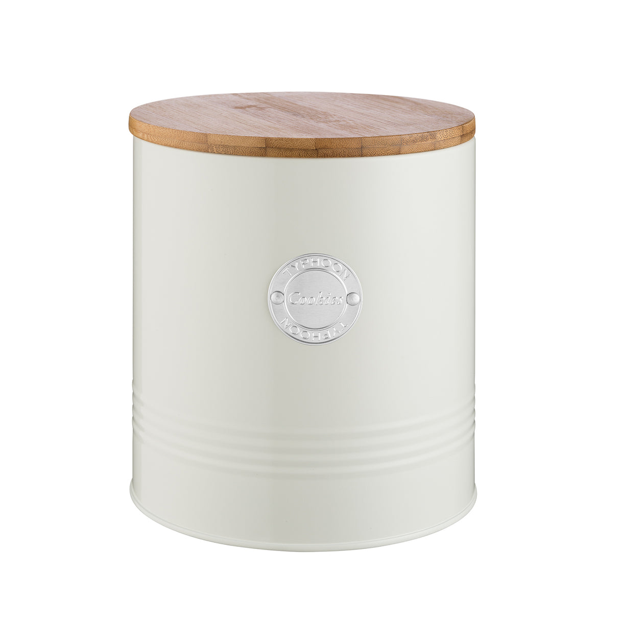 Bunte Living Collection Keksdose in Pastellcreme, 3,4 Liter, von Typhoon, mit Deckel und dekorativem Design.