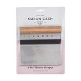 Mason Cash Teig- und Kräuterschneider 4-in-1 mit verschiedenen Schneideaufsätzen, ideal zum Zerkleinern von Teig und Kräutern.