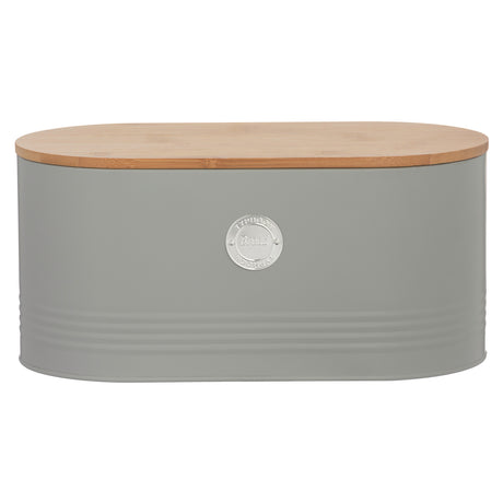 Brotkasten aus der Living Collection in Pastellgrau, 7,5 Liter, von Typhoon, mit abnehmbarem Deckel und stilvollem Design