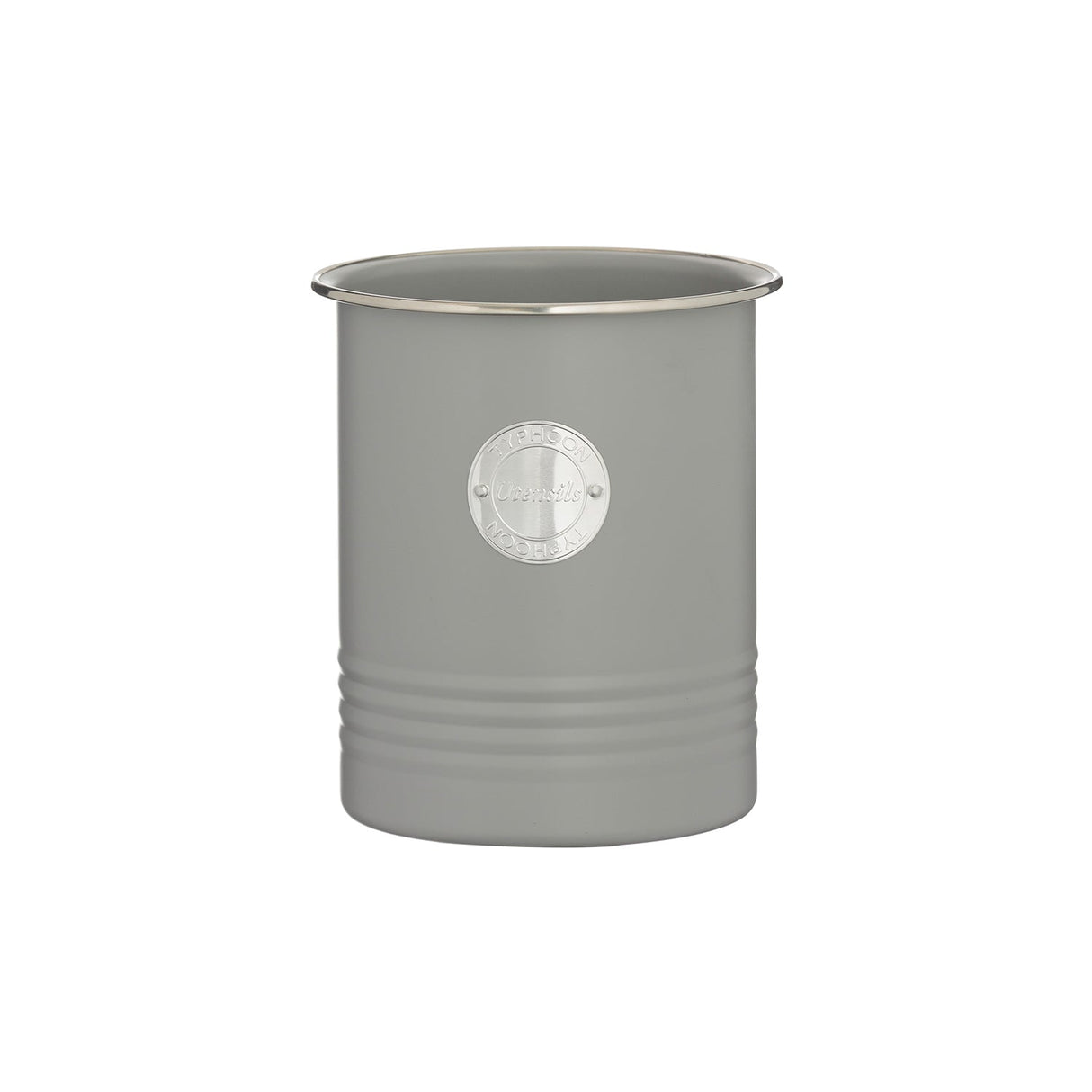 Pastellgrauer Utensilienbehälter von Typhoon, 1,7 Liter, 2. Wahl, ideal für Küchenorganisation und Aufbewahrung