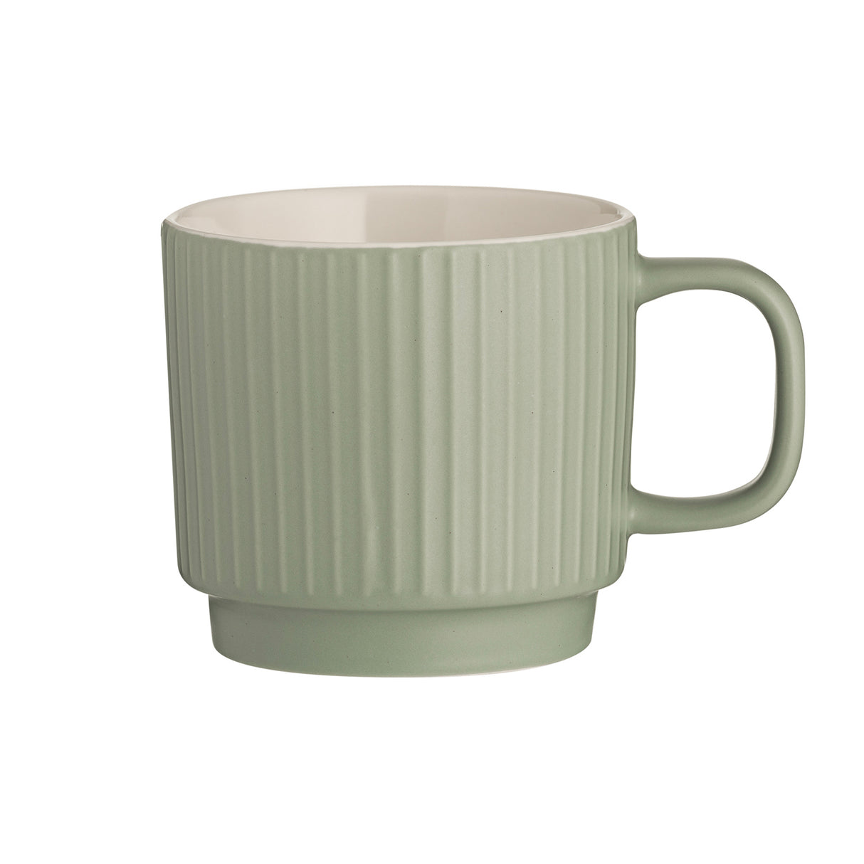Mason Cash Tasse mit embossiertem Design, 350 ml in drei Farben, Keramiktasse für Kaffee oder Tee
