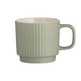 Mason Cash Tasse mit embossiertem Design, 350 ml in drei Farben, Keramiktasse für Kaffee oder Tee
