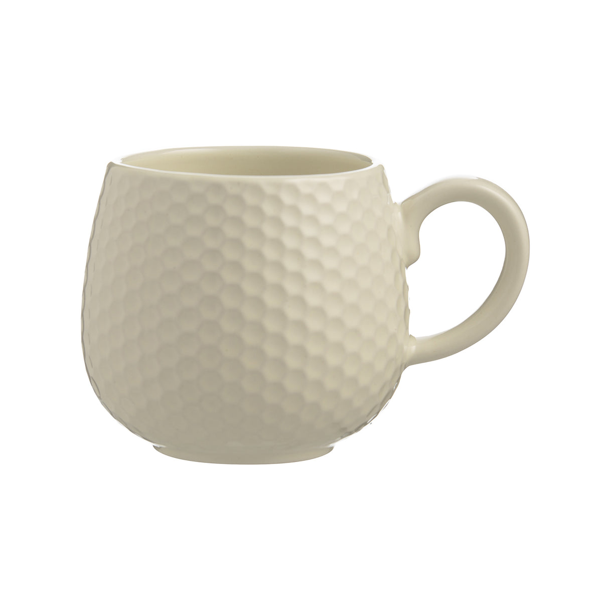 Geprägte Waben-Tasse von Mason Cash, 350 ml, in zwei Farben, detailreiche Oberfläche und elegantes Design.