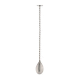 Viners Cocktail-Mix-Löffel, 27 cm lang, aus Edelstahl mit gebogener Spitze für Cocktails und Mixgetränke.