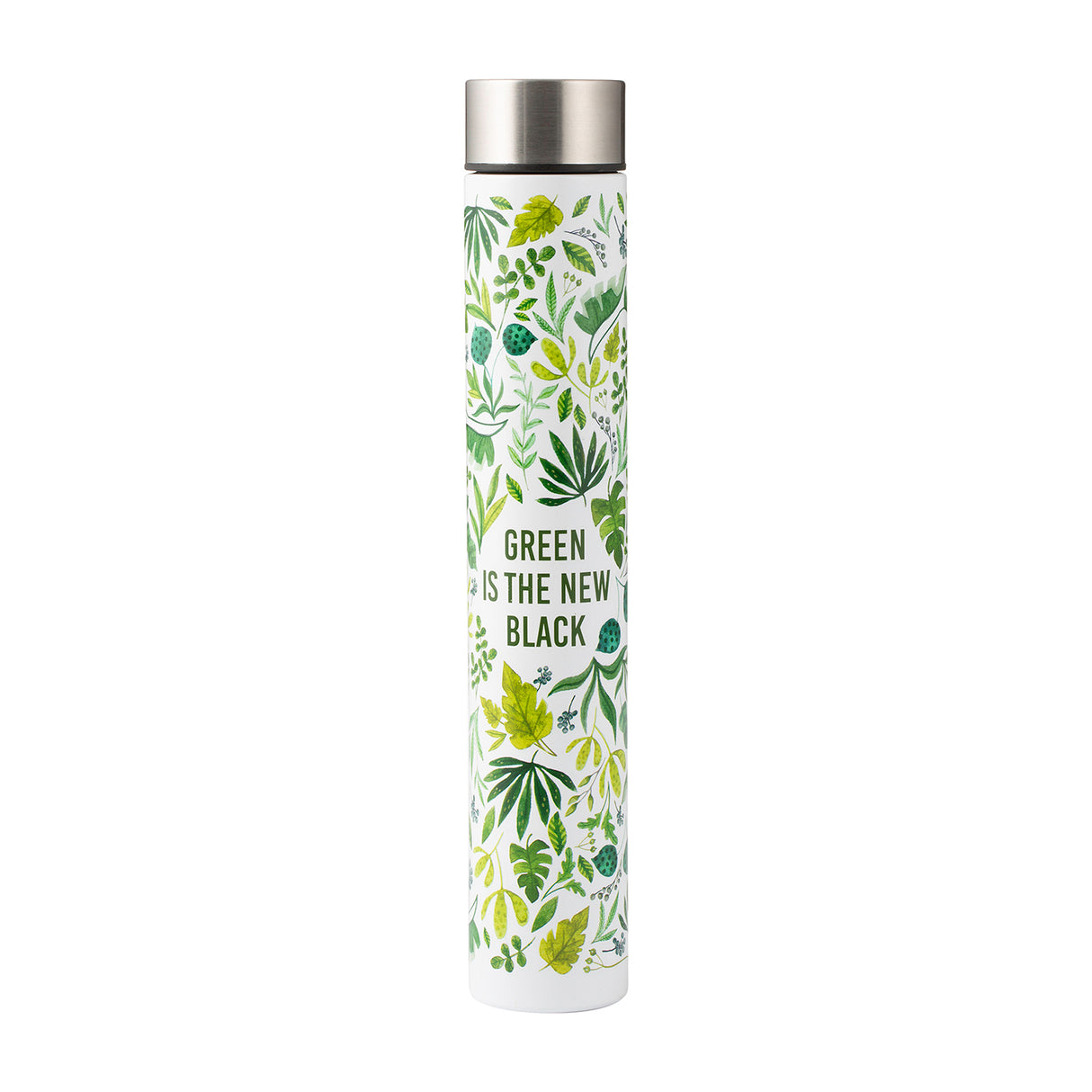 Typhoon PURE Slimline Trinkflasche, 350 ml in zwei Farben, langlebige Edelstahlflasche mit Schraubverschluss, ideal für unterwegs