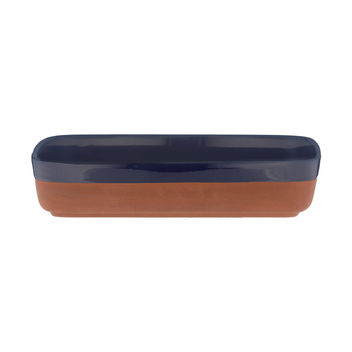 Rechteckige dunkelblaue Ofenform von Typhoon, 29 x 19 cm, aus Worlds Foods, für Back- und Ofengerichte, robustes Design