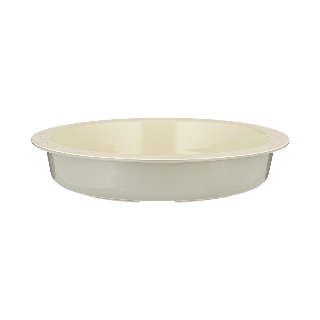 Mason Cash Kuchen-Auflaufform, 29 cm, weiße Keramik mit dekorativem Rand, ideal für Back- und Auflauffreude