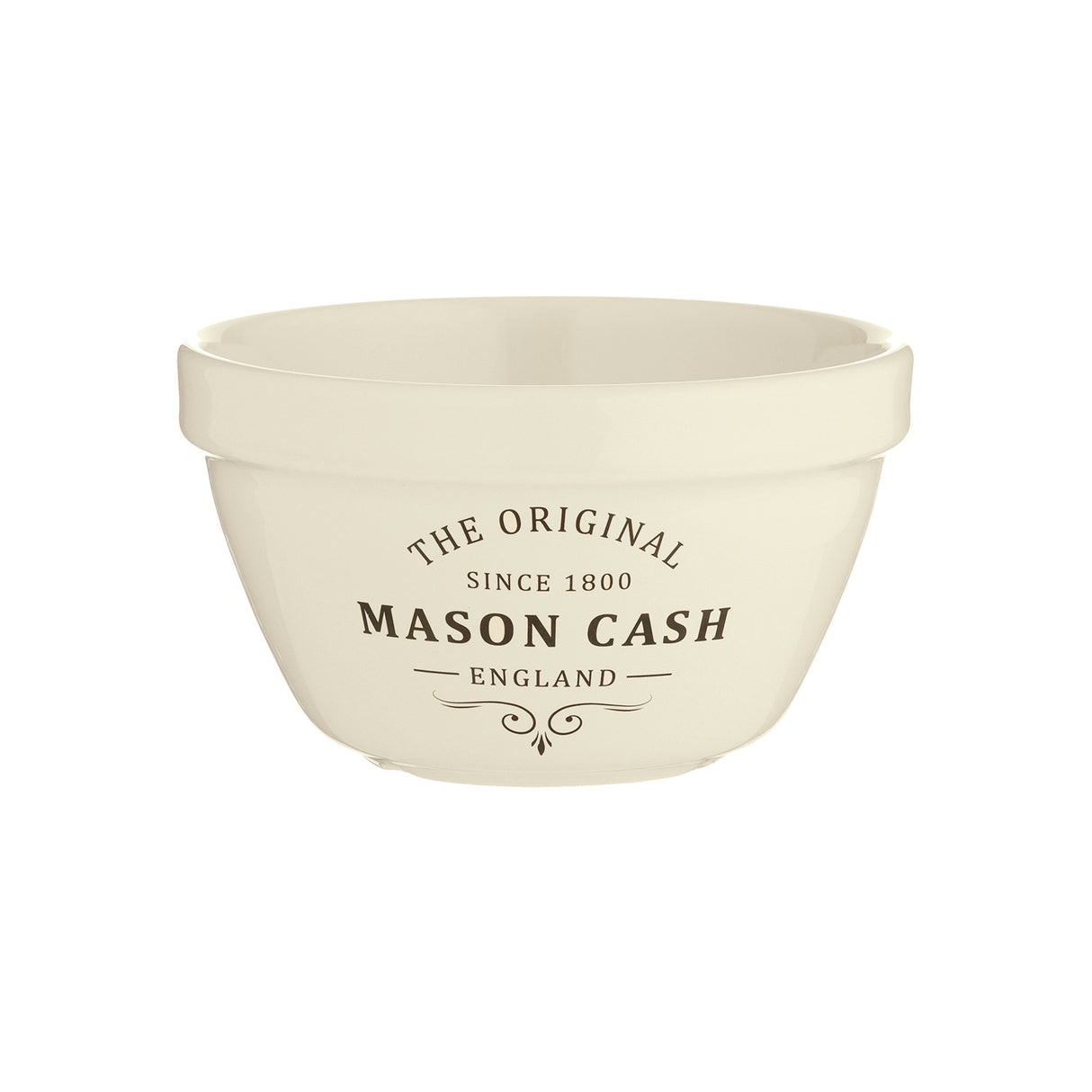 Mason Cash Puddingschüssel Heritage, 900 ml, weiße Keramikschüssel für Pudding und Backen, langlebiges Küchenutensil