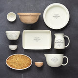 Mason Cash Puddingschüssel Heritage aus Keramik, 900 ml, weiße Schüssel mit traditionellen Designs, ideal für Pudding und Teig.