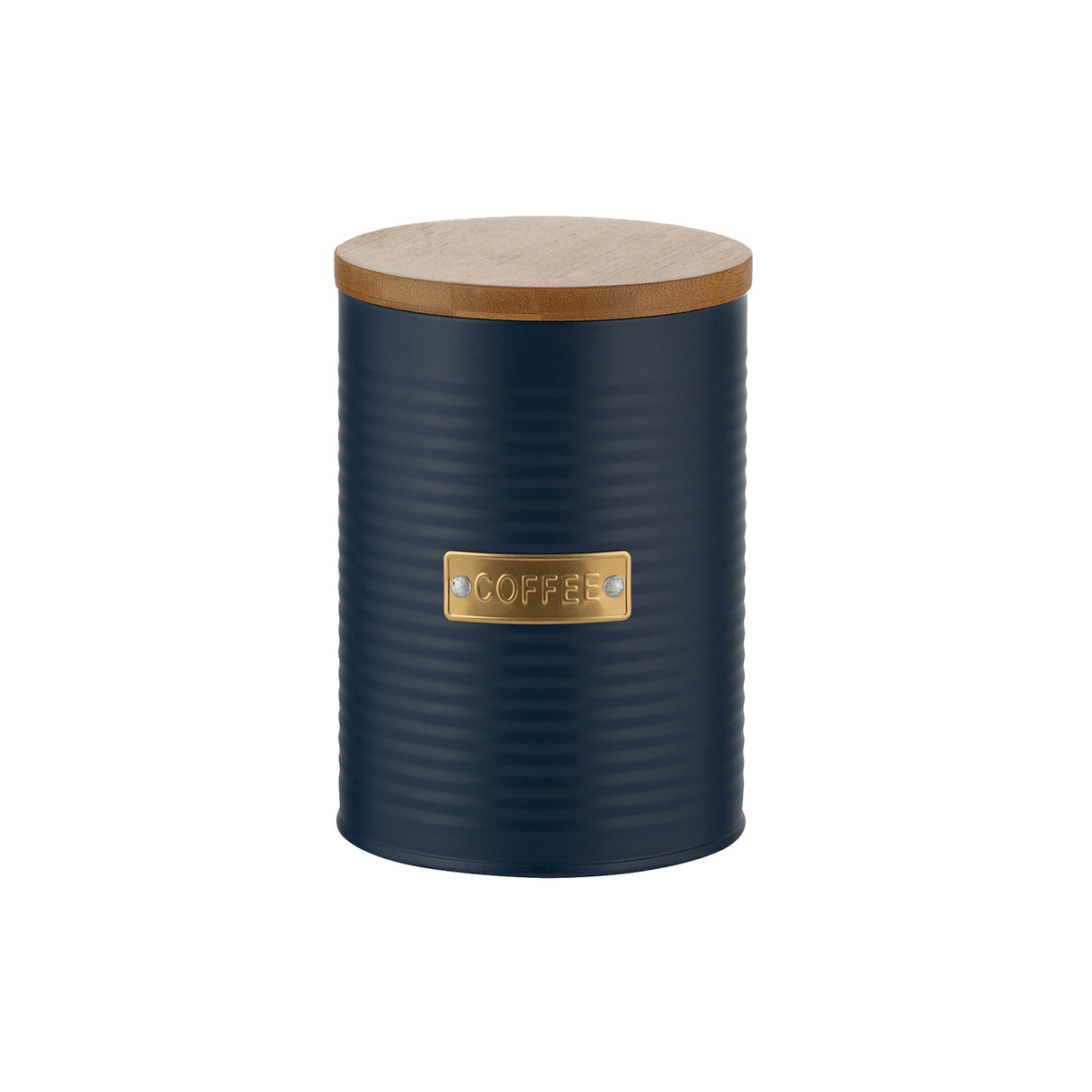 Typhoon OTTO COLLECTION Navy Vorratsdose für Kaffee, 1,4 Liter, aus Keramik mit Deckel, dunkles Blau, stilvoll und funktional