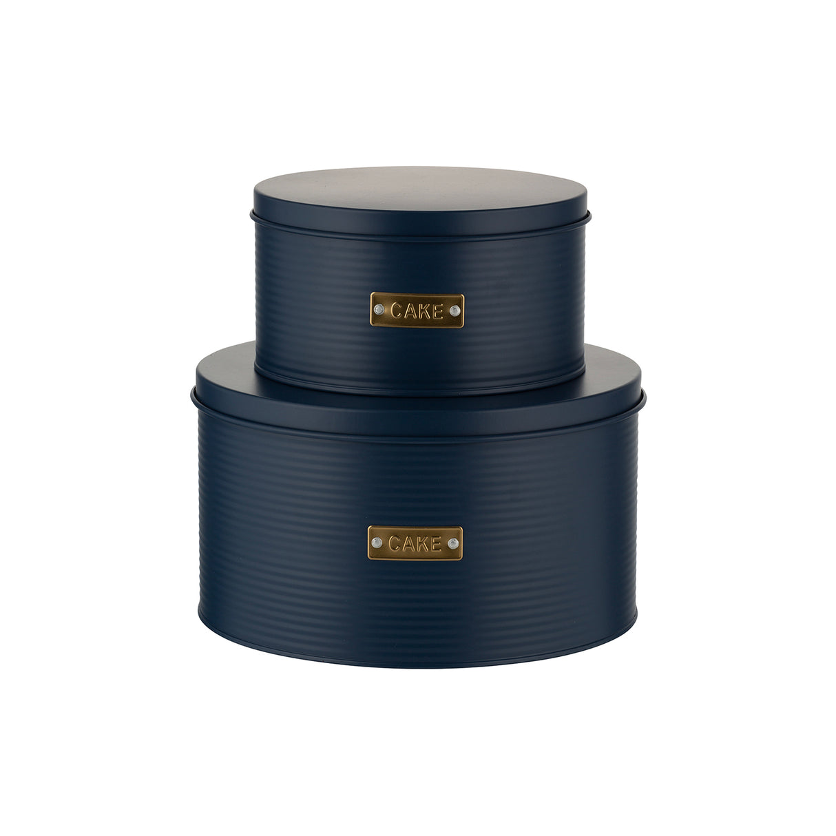 Typhoon OTTO COLLECTION Navy Kuchendosen, 2er Set mit 2,5 und 6,7 Liter, elegante Aufbewahrungsdosen für die Küche
