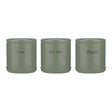 Set of three Price & Kensington Vorratsdosen in various colors, featuring durable storage containers for kitchen organization.