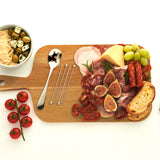 Viners Anti Pasti Servier-Set mit verschiedenen kleinen Schalen und Platten aus Keramik für antipasti und Vorspeisen.