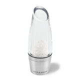 Cole & Mason Acryl-Edelstahl-Mühle MILSTON Salzmühle mit transparentem Gehäuse und Edelstahl-Deckel, für Gewürze und Salz.