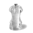 Cole & Mason Acryl-Edelstahl-Salzmühle CAPSTAN mit transparentem Gehäuse und Edelstahl-Deckel, moderne Gewürzmühle für Salz.