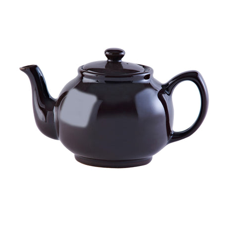 Klassische Teekanne für 10 Tassen, braun, aus Steinzeug, von Price & Kensington, 1,5 Liter Fassungsvermögen, dekoratives Teezubehör