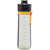 Aladdin Wasserflasche Sports Tracker, 800 ml, in 4 Farben, mit transparentem Design und sportlichem Verschluss.