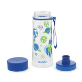 Aladdin AVEO Kindertrinkflasche, 350 ml, mit Weltraum-Design, aus robustem Kunststoff für Kinder, sichere Trinkflasche für unterwegs