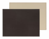 Rechteckiges Platzset in Schokobraun und Creme, von FREEFORM, mit eleganten Farben und langlebigem Material.