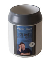 Keramik-Utensilienbehälter von Jamie Oliver, rechteckig mit Deckel, ideal für Küchenutensilien und Aufbewahrung