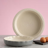 Mason Cash Kuchen-Auflaufform aus Keramik, 29 cm, ideal für Kuchen, Quiche und Aufläufe, in klassischem Design.