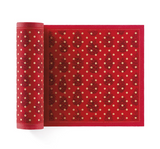 Elegante Servietten und Tischset mit Tannenzapfen-Motiv von MY DRAP, in zwei Varianten, für festliche Tischdekoration.