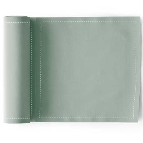 Grünes Water Green Servietten und Tischset von MY DRAP, mit drei Varianten, detailreiche Textur und modernes Design.