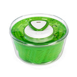 Grüne Salatschleuder Easy Spin 2 von Zyliss, 26 cm Durchmesser, mit Edelstahlkorb und Kurbel, ideal zum Waschen und Trocknen von Salat